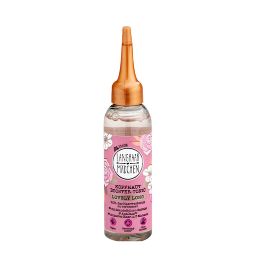 Langhaarmädchen Scalp Booster Tonic – Lovely Long – AnaGain™ & Almond – 75ml | Lightweight German hair tonic to boost growth and nourish scalp
