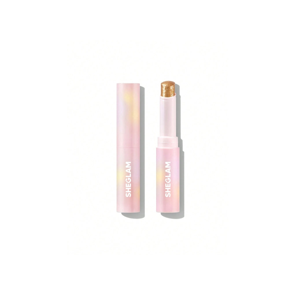 SHEGLAM Crystal Jelly Glaze Stick - Golden Girl, wet-look golden shimmer jelly eyeshadow stick for eyes, cheeks and lips
