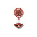SHEGLAM Lunar Orbit Blush Ball in Astrid, hemispherical cream blush ball on a clean background.
