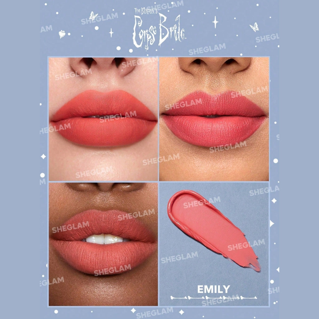 SHEGLAM Everlasting Love Liquid Lipstick Emily velvet-matte longwear shade
