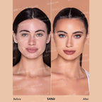 SHEGLAM Complexion Pro Long-Lasting Breathable Matte Foundation in Sand (neutral tan with warm undertone), 30ml.
