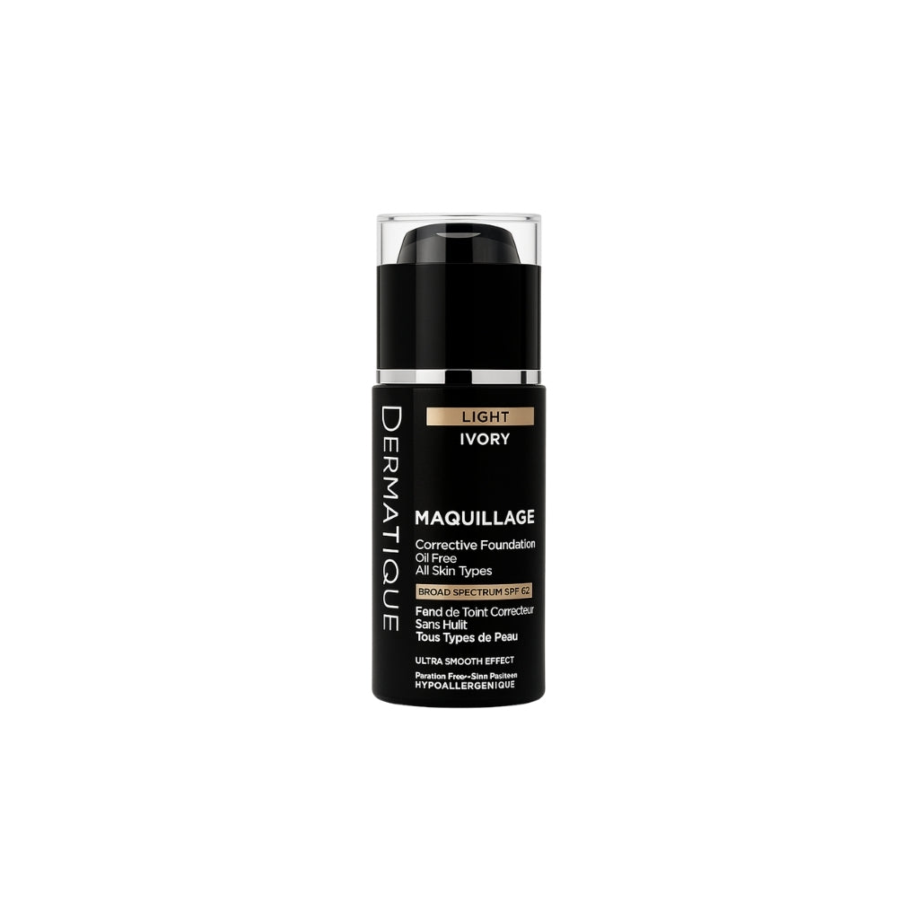 Dermatique Maquillage Corrective Foundation SPF 30 Light Ivory 25ml, high coverage matte anti-shine foundation for all skin types
