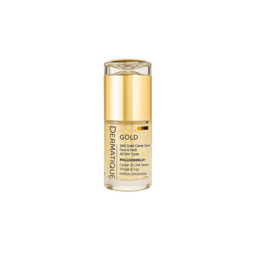 Dermatique Gold 24K Gold Caviar Serum 30ml bottle – firming, hydrating anti-aging face and neck serum
