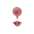 SHEGLAM Lunar Orbit Blush Ball in Gravity, hemispherical cream blush ball on a clean background.
