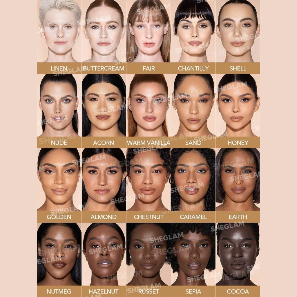 SHEGLAM Like Magic 12HR Full Coverage Concealer in Sand shade with a soft matte finish
