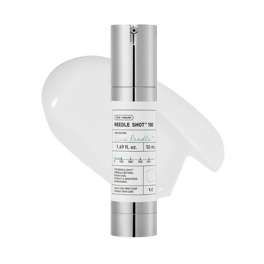 VT Cica x Hyalon Reedle Shot® 100 – Gentle Exfoliating Serum with Cica & Hyaluronic Acid – 50ml | Korean serum for daily exfoliation and pore smoothing