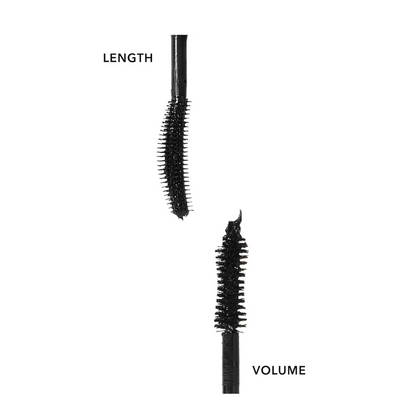 SHEGLAM All-In-One Waterproof Mascara – Dual brush design for volume and length – Long-lasting smudge-proof formula
