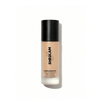 SHEGLAM Complexion Pro Foundation – Peach shade – Matte full coverage liquid foundation – Long-lasting breathable formula – 30ml
