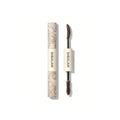SHEGLAM All-In-One Volume & Length Mascara in Waterproof Macchiato (coffee-brown) with dual-ended brush for buildable volume and length.
