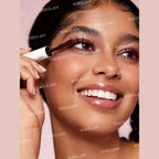 SHEGLAM All-In-One Volume & Length Mascara in Waterproof Burgundy with dual-ended brushes for buildable length and volume.
