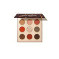 SHEGLAM Lots To Lava Palette with 9 warm orange and brown matte and shimmer eyeshadows.
