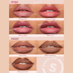 SHEGLAM Glam 101 Lipstick & Liner Duo in Warm Nutmeg (matte lipstick with matching liner).
