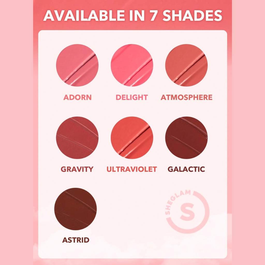 SHEGLAM Lunar Orbit Blush Ball – Ultraviolet – Creamy Glow Blush Stick