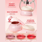 SHEGLAM Hydra Jelly Pocket Lip Jam – Fig Flirt, fig-toned jelly lip balm in a compact tube with a glossy finish on a clean background.
