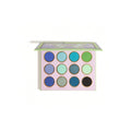 SHEGLAM Flutter Effect Eyeshadow Palette with blue and green matte and shimmer eyeshadow shades
