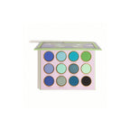 SHEGLAM Flutter Effect Eyeshadow Palette with blue and green matte and shimmer eyeshadow shades
