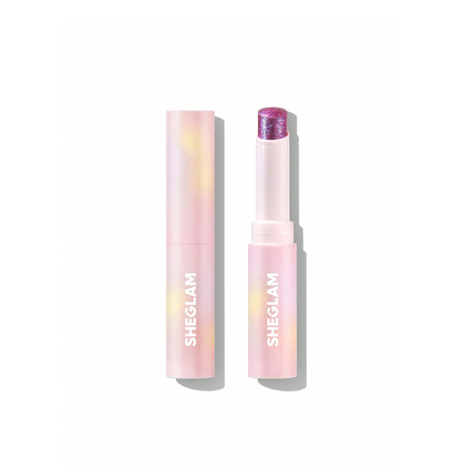 SHEGLAM Crystal Jelly Glaze Stick – Lilac Luster – Sheer purple glossy balm – Lightweight non-sticky shine for hydrated lips

