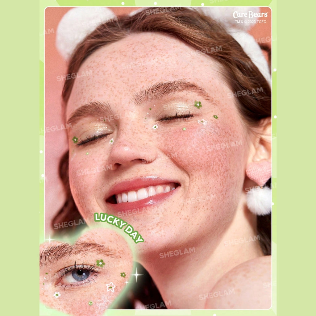 Care Bears X SHEGLAM Sweet Wishes Colored Eyeliner Lucky Day Green matte liquid eyeliner
