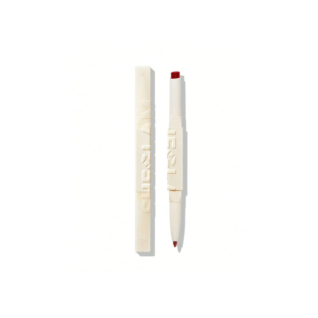 SHEGLAM Glam 101 Sheer Tinted Lipstick & Liner Duo – Strawberry Sorbet, glossy strawberry-pink lipstick and matching lip liner on a clean background.
