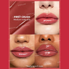 SHEGLAM Pout-Perfect Shine Lip Plumper First Crush solid gloss stick with high-shine finish.
