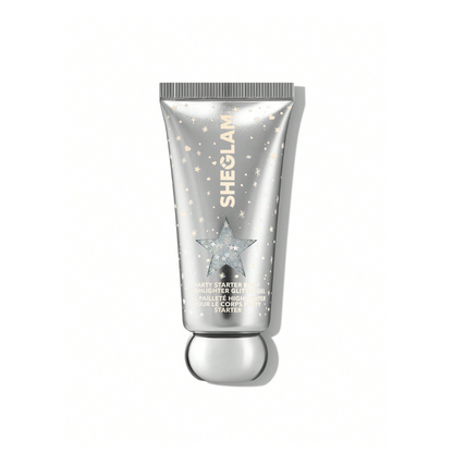 SHEGLAM Party Starter Body Highlighter Glitter Gel – Ice Breaker – Silver body shimmer for parties – Fast-drying non-sticky formula – 25ml
