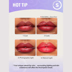 SHEGLAM Glam 101 Sheer Tinted Lipstick & Liner Duo – Strawberry Sorbet, glossy strawberry-pink lipstick and matching lip liner on a clean background.
