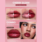SHEGLAM Bold Booster Lip Plumper Blush Drizzle glossy plumping lip gloss with rosy shine
