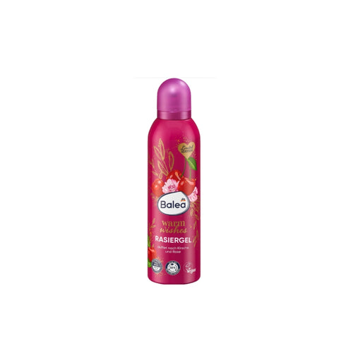 Balea Shaving Gel Aloe Vera & Avocado Oil 200ml for sensitive skin, moisturizing formula for smooth shaving.
