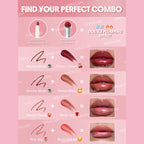SHEGLAM Bold Booster Lip Plumper Blush Drizzle glossy plumping lip gloss with rosy shine
