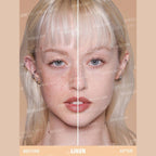 SHEGLAM Skin-Focus High Coverage Powder Foundation Linen talc-free oil-control face powder
