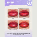 SHEGLAM Bold Booster Lip Plumper Blush Drizzle glossy plumping lip gloss with rosy shine
