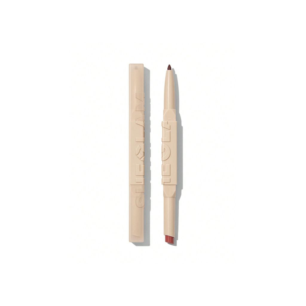 SHEGLAM Glam 101 Lipstick & Liner Duo – Macaron, matte nude lipstick and matching lip liner duo on a clean background.
