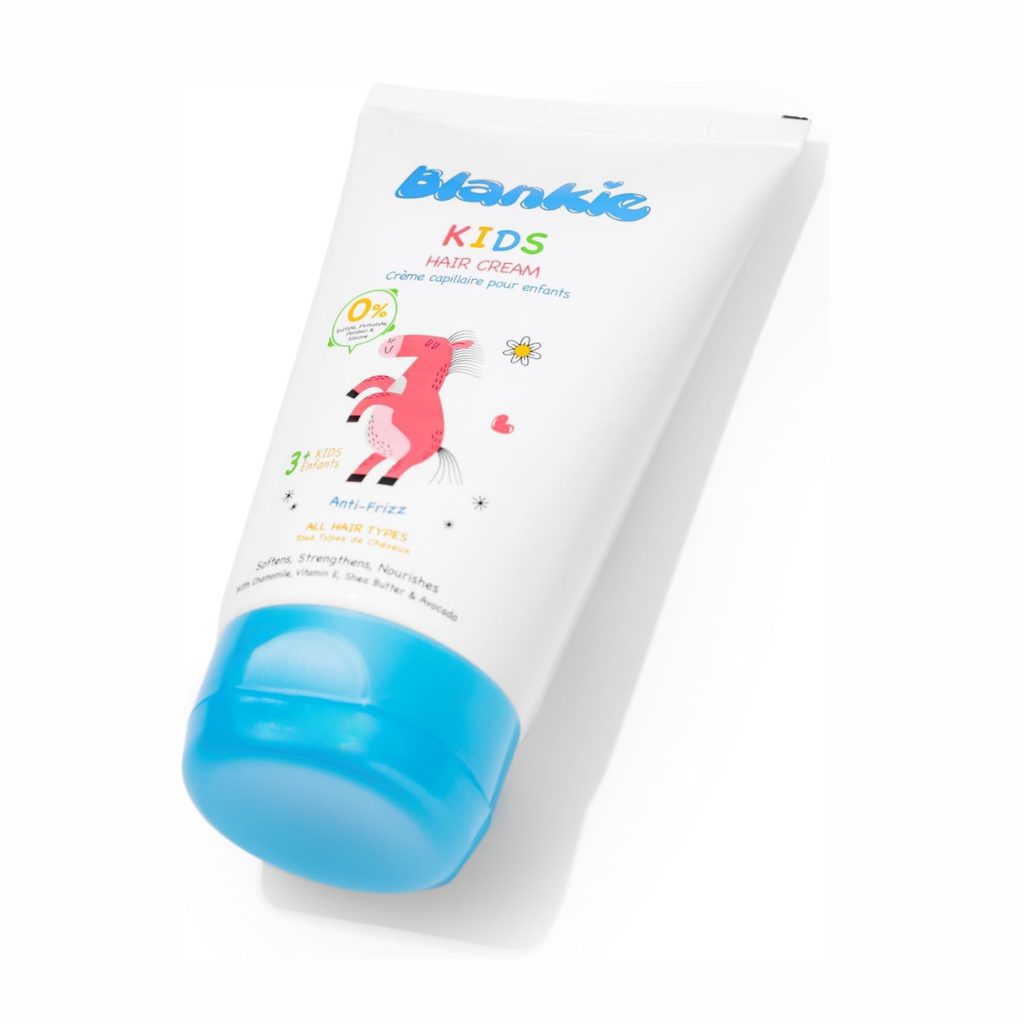 Blankie Kids Hair Cream – Anti-frizz and nourishing formula with shea butter and avocado oil – Safe for kids – 150ml
