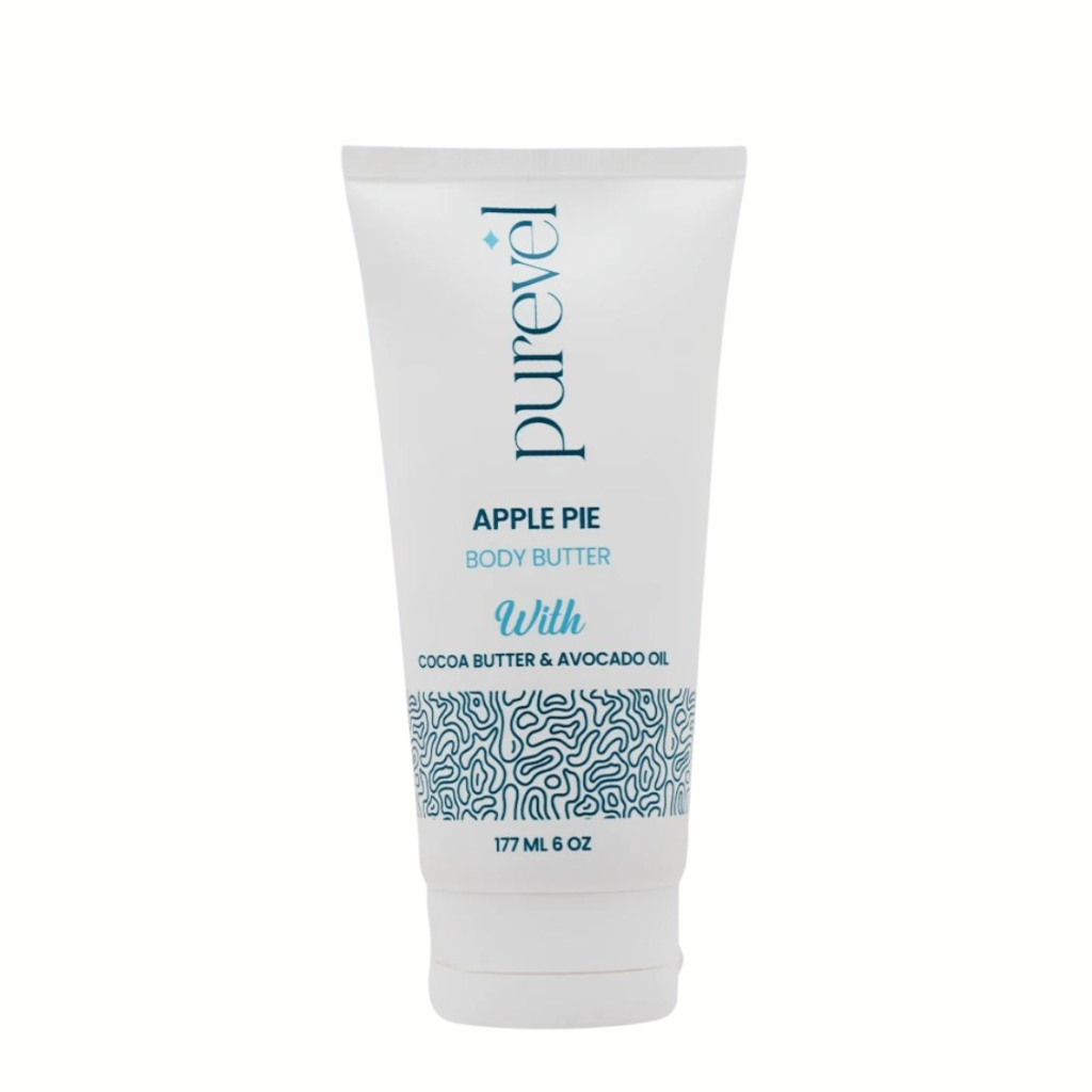 Purevel Apple Pie Body Butter – 48H Deep Moisture – Cocoa, Shea & Avocado Oils – 177ml