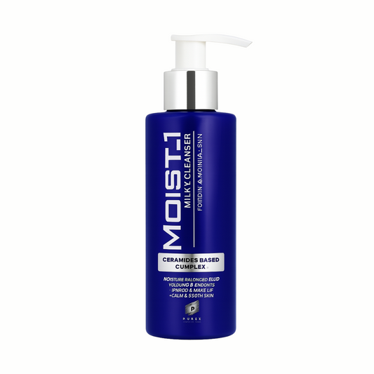 MOIST.1 Milky Cleanser – gentle hydrating face wash with ceramides for dry and normal skin – 100ml
