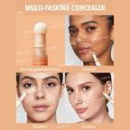 SHEGLAM Complexion Boost Concealer in Pink Pearl with sponge-head applicator, high-coverage liquid concealer
