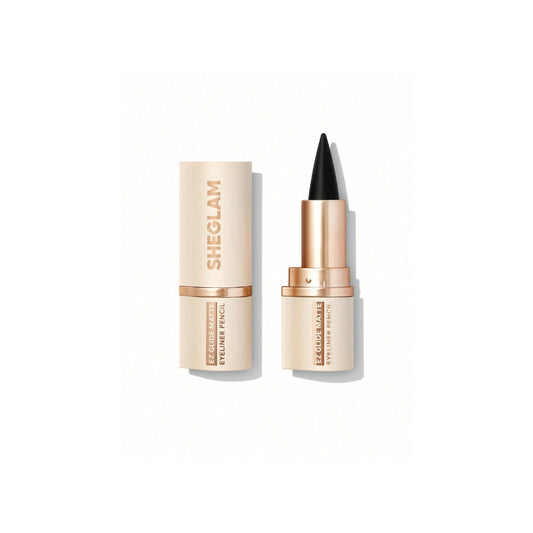 SHEGLAM EZ Glide Matte Eyeliner Pencil in black, matte smudge-proof eyeliner pencil on white background.
