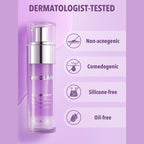 SHEGLAM Good Grip Hydrating Primer Blueberry and AHA silicone-free gel face primer
