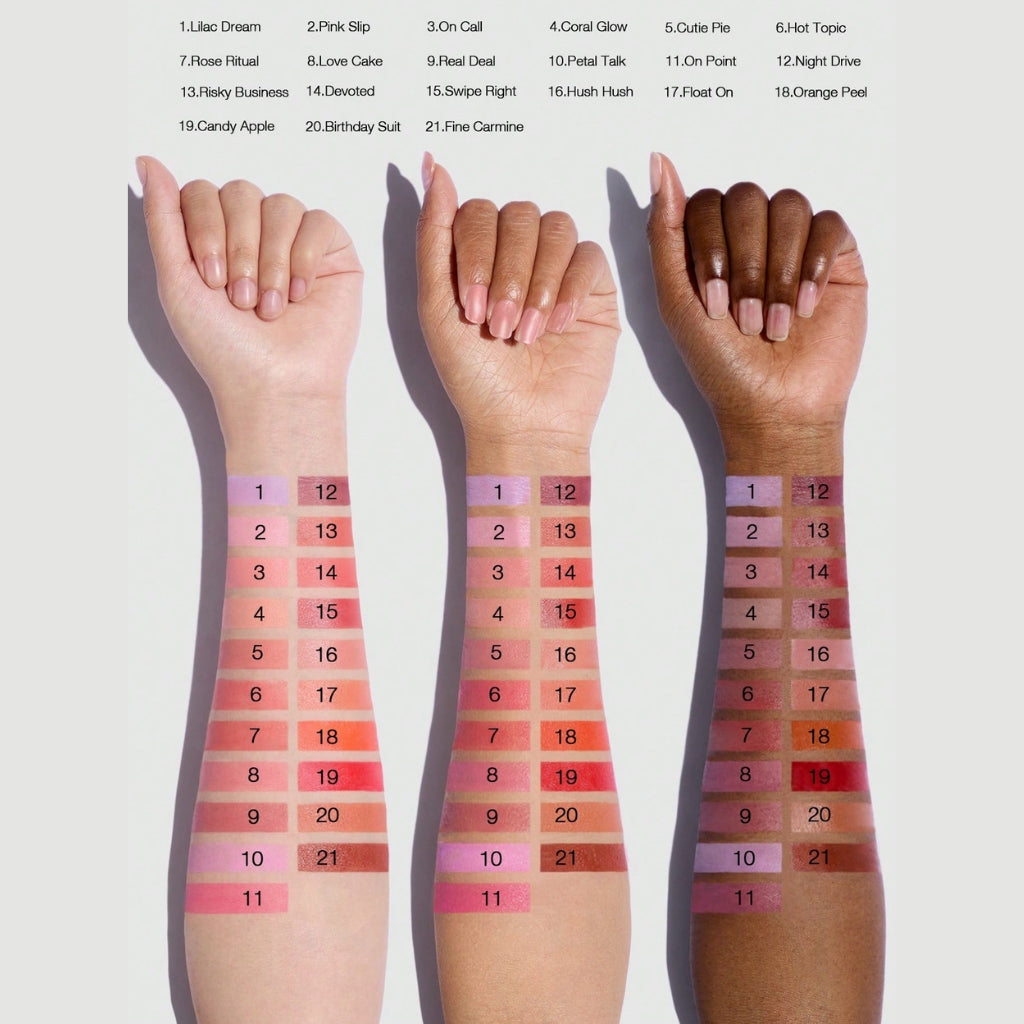 SHEGLAM Color Bloom Liquid Blush in Real Deal with sponge-tip applicator for buildable matte cheek color.
