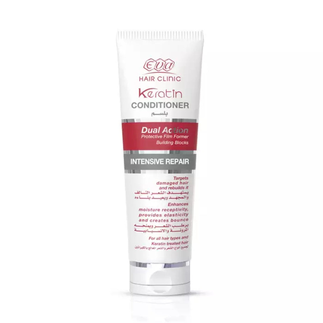 Eva Hair Clinic Keratin Conditioner for Damaged & Treated Hair – 230ml Packaging