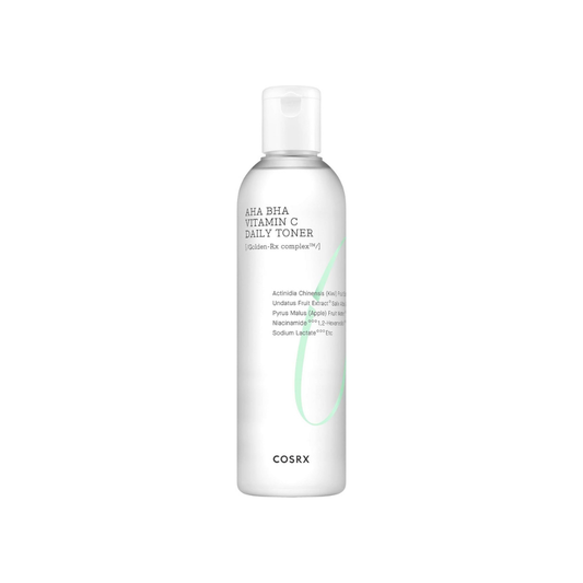 COSRX AHA BHA Vitamin C Daily Toner – 150ml bottle with exfoliating and brightening formula