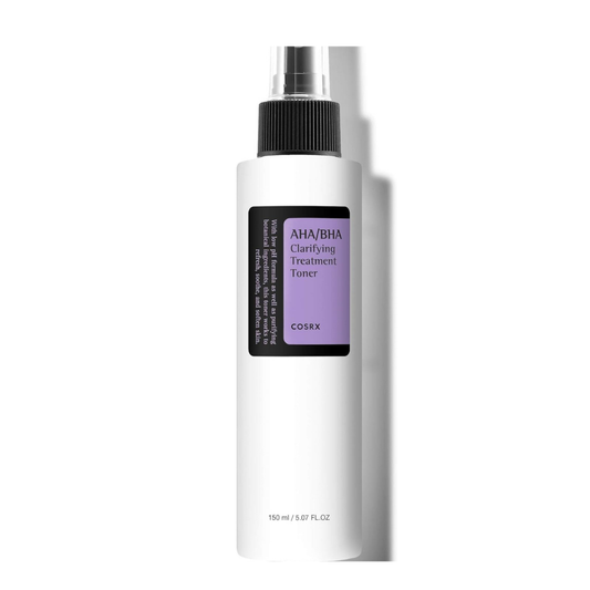 COSRX AHA/BHA Clarifying Treatment Toner – 150ml exfoliating spray toner for clear and smooth skin

