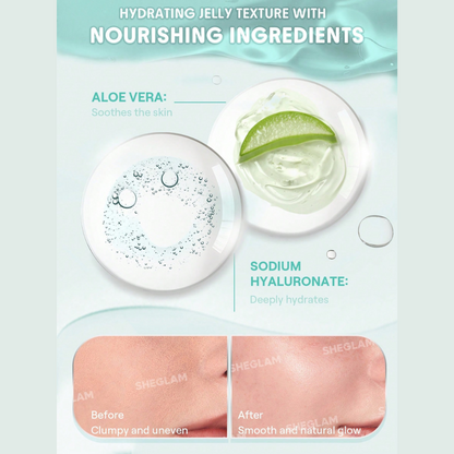 SHEGLAM Good Grip Hydrating Prime & Set Spray in sleek mist bottle, jelly-like dewy spray for hydrating, priming, and long-lasting makeup hold
