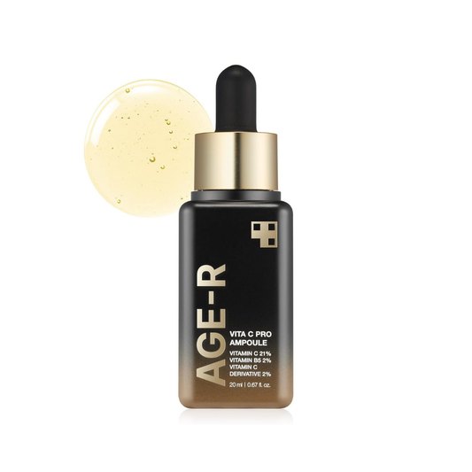 Medicube AGE-R Vita C Pro Ampoule – Korean brightening serum with 21% Vitamin C and Vitamin B5 for pigmentation and glow

