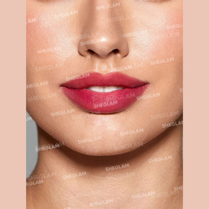 SHEGLAM For The Flush Lip & Cheek Tint – It's Chili in warm rosy tone, dual-use tint for natural, hydrated, long-lasting glow on lips and cheeks
