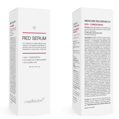 medicube Red Serum – 30ml non-comedogenic acne treatment serum for oily and sensitive skin

