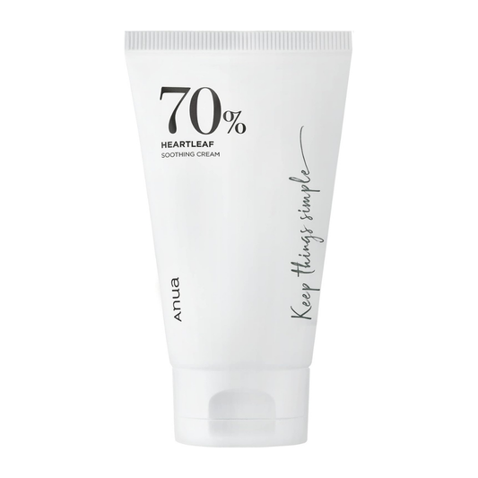 Anua Heartleaf 70 Soothing Cream – 100ml sensitive skin moisturizer with 70% Heartleaf extract, lightweight and calming
