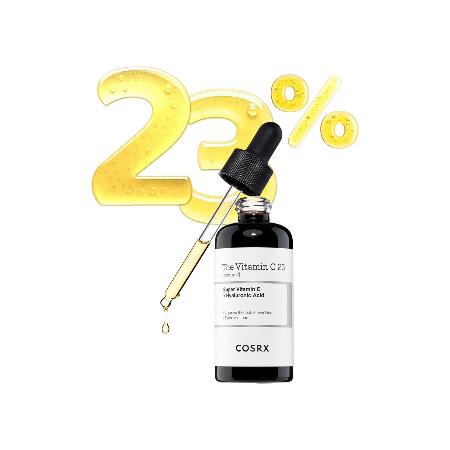 COSRX The Vitamin C 23 Serum – 20g with 23% Pure Vitamin C, Vitamin E & Hyaluronic Acid

