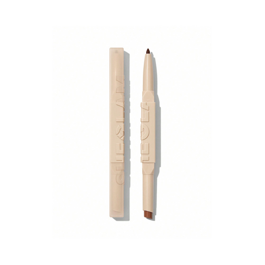 SHEGLAM Glam 101 Lipstick & Liner Duo – Deep Caramel – 2-in-1 matte lipstick with coordinating lip liner for longwear, defined lips
