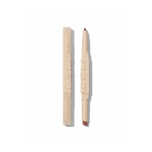 SHEGLAM Glam 101 Lipstick & Liner Duo – Soft Chai – Nude matte lipstick with coordinating lip liner for longwear, defined lips
